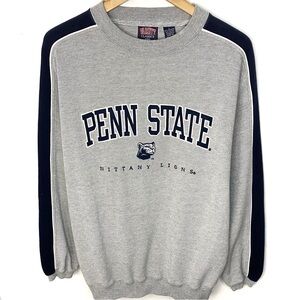 Vintage Penn State Nittany Lions Embroidery Spell Out & Logo Crewneck Sweatshirt